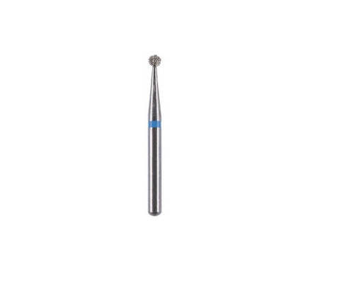 Боры алмазные турбинные (длинный шарик) medium, синий, 020677 Luster Dent BR-L31,шт