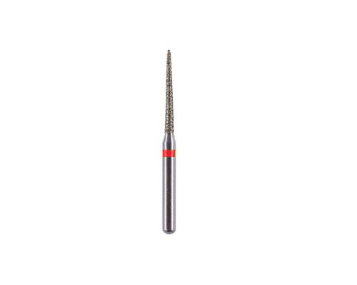 Боры алмазные турбинные (конус острый), fine, красный, 020776 Luster Dent TC-11F,шт