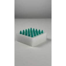 Полірувальні головки Kenda конус зелений, гума, 908.M.100 Kenda