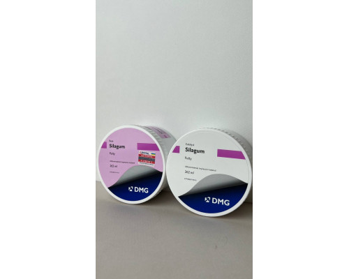 А-Силікон Silagum Putty Standart (Сілагум Патті Стандарт) для базових відтисків, набір (база 262мл + каталізатор 262мл), 021605 DMG