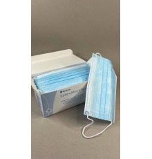 Маска медицинская Safe+Mask Economy, (50шт/упак) синий, 912784 Medicom