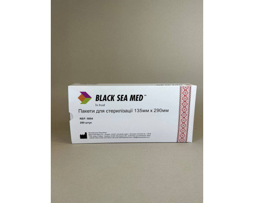 Пакети для стерилізації 200шт/упак., 352900 Black Sea Med 135*290мм,уп