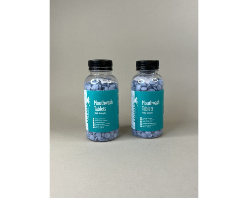 Mouthwash Tablets антисептические таблетки для полоскания, Spearmint Blue 1000шт, 034957 Pegasus