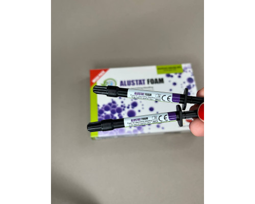 Alustat Foam (Алюстат Фоам) пена для остановки кровотечения, шприц 0,8гр, 021801 Cerkamed