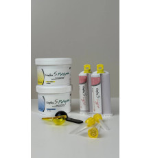 А-Силікон Vonflex S (Putty Soft + Light) матеріал для зняття відбитків, набір (Putty (2*280ml), Light (2 картриджі*50ml)), 036246 Vericom
