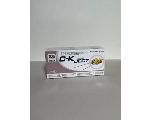 Голка карпульна CK-Ject Premium 100шт/упак., m.short 30G 0,3*16, 613164 CK-Ject
