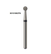 Бори Öko-Dent алмазні турбінні (кулька стандартна), super coarse, чорний, 801018SCFG Öko Dent 801018SCFG,шт