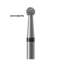 Бори Öko-Dent алмазні турбінні (кулька стандартна), super coarse, чорний, 801016SCFG Öko Dent 801016SCFG,шт