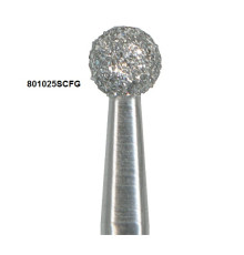 Бори Öko-Dent алмазні турбінні (кулька стандартна), coarse, чорний, 801025SCFG Öko Dent 801025SCFG,шт