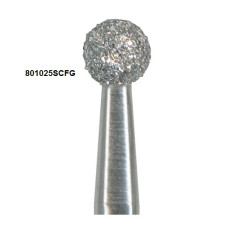 Бори Öko-Dent алмазні турбінні (кулька стандартна), coarse, чорний, 801025SCFG Öko Dent 801025SCFG,шт