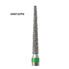Бори Öko-Dent алмазні турбінні (конус з рівним торцем), coarse, зелений, 848012CFG Öko Dent 848012CFG,шт
