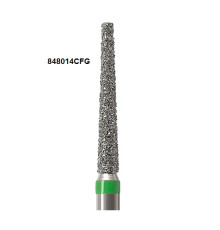 Бори Öko-Dent алмазні турбінні (конус з рівним торцем), coarse, зелений, 848014CFG Öko Dent 848014CFG,шт