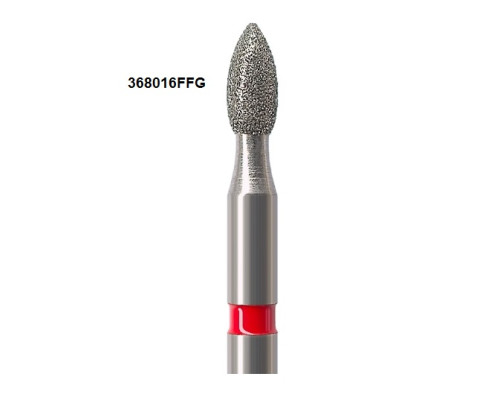 Боры Öko-Dent алмазные турбинные (сливка), fine, красный, 368016FFG Öko Dent 368016FFG,шт