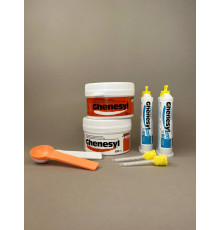 А-Силікон Ghenesyl Putty Soft (генесіл путі софт) A-силікон набір (база, каталізатор, 2 Х 300мл + мірна ложка 2шт) GNS010 Lascod