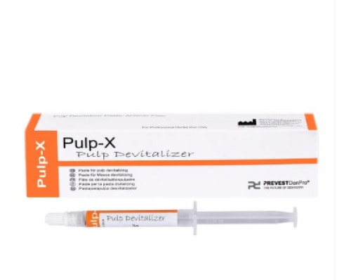 Pulp-X (пульп-ікс) паста, набір (шприц 2*3г, аплікатори 10шт), 40022-1 Prevest DenPro