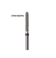 Бори Öko-Dent алмазні турбінні (торпедо стандартний), super corse, чорний, 878014SCFG Öko Dent 878014SCFG,шт