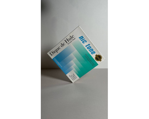 Nic Tone (Нік Тон) кофердам 6*6 дюймів, 36 шт., medium (середній),СЕРЕДНІЙ синій, латекс, 144-0012 Dental Dam