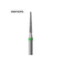 Бори Öko-Dent алмазні турбінні (голкоподібний), coarse, зелений, 858010CFG Öko Dent 858010CFG,шт.