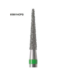 Бори Öko-Dent алмазні турбінні (голкоподібний), coarse, зелений, 858014CFG Öko Dent 858014CFG,шт
