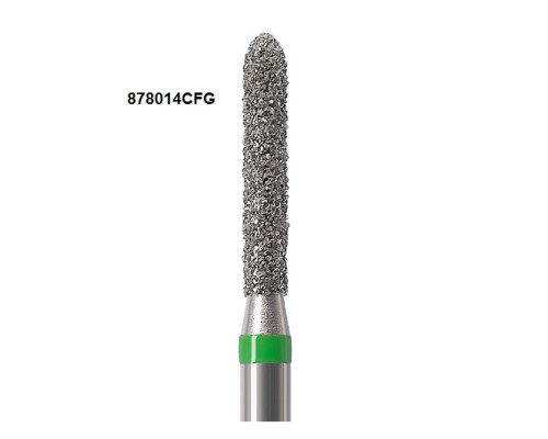 Боры Öko-Dent алмазные турбинные (торпедо стандартный), corse, зеленый, 878014CFG Öko Dent 878014CFG,шт