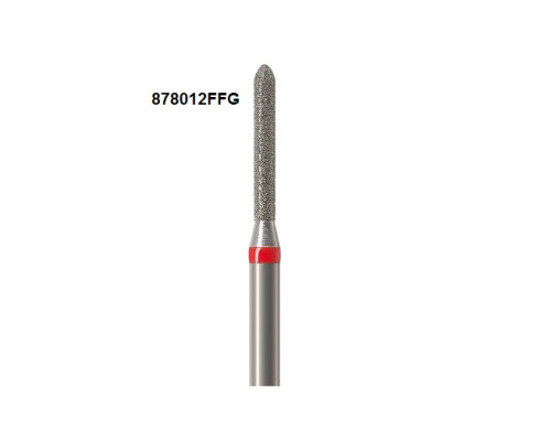 Боры Öko-Dent алмазные турбинные (торпедо стандартный), fine, красный, 878012FFG Öko Dent 878012FFG,шт