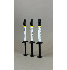 Once-Fil Fow Plus Yellow (Онсе-Філ Флоу Плюс Єлоу), силіконовий фотополімерний матеріал для тимчасового пломбування, шприц 1,2мл, жовтий, 892574 Mediclus