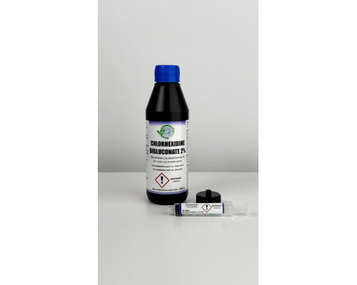 Chlorhexidine Digluconat 2% (Хлоргексидин диглюконат 2%), розчин для промивання, 200мл, 027124 Cerkamed