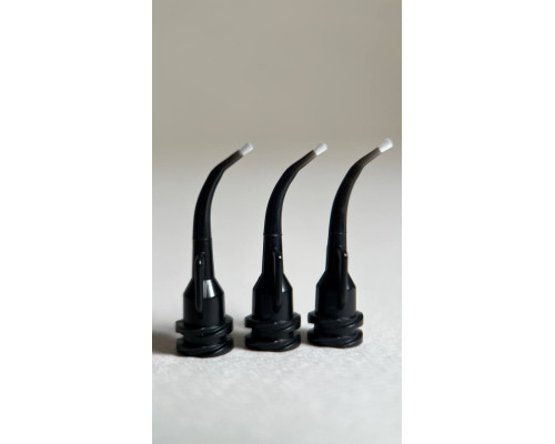 Канюлі-насадки Black Mini Brush з пензликом №1169,1432 чорний, 056022 Ultradent