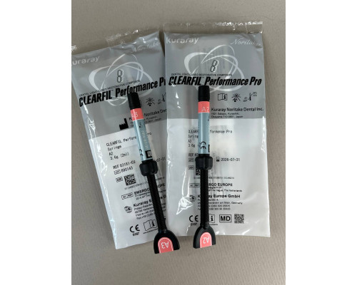 Clearfil Performance Pro (Клеарфил Перформанс О) композит высокоэстетический дополнительный цвет, шприц 3.6г, 3161-EU Kuraray A2,шт