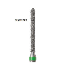 Бори Öko-Dent алмазні турбінні (торпедо подовжений), coarse, зелений, 879012CFG Öko Dent 879012CFGшт