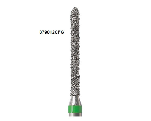 Боры Öko-Dent алмазные турбинные (торпедо удлиненный), coarse, зеленый, 879012CFG Öko Dent 879012CFGшт