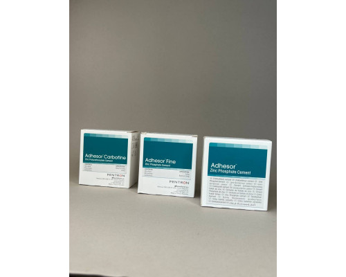 Adhesor Carbofine (Адгезор Карбофайн) цинк-полікарбоксилатний цемент, 80г порошок + 40г рідина, 4111420PE Pentron