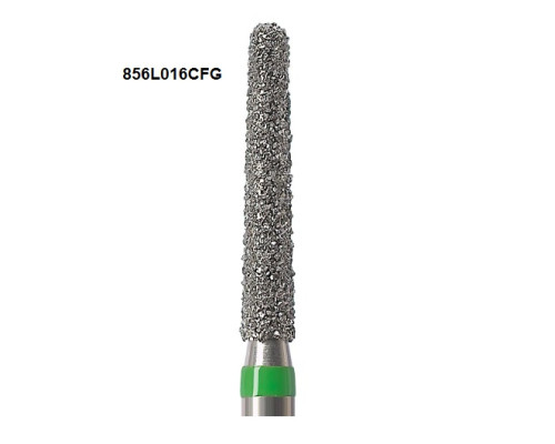 Боры Öko-Dent алмазные турбинные (с закругленным кончиком), coarse, зеленый 856L016CFG Öko Dent 856L016CFG шт.