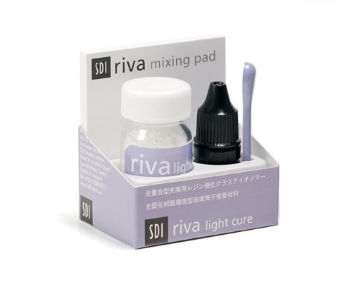 Riva Self Cure (Ріва Селф Кюр) склоіномерний пломбувальний цемент хімічного твердіння, порошок 15г + рідина 8г, DO3686105021O SDI A2,уп