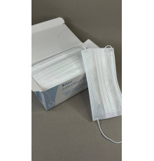 Маска медицинская Safe+Mask Economy, (50шт/упак) белый, 906448 Medicom