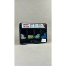 Диски полірувальні асорті, 12,5 мм  80шт./упак, 5705 RubyPlaton