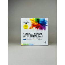 Кофердам Dental Dam однораз. неопудр. з ароматом яблука, 152мм*152мм, 36шт/упак, зелений латекс 075236 Novadam