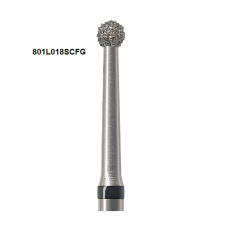 Бори Öko-Dent алмазні турбінні (кулька стандартна) на довгій ніжці, medium, блакитний 801L014MFG Öko Dent 801L014MFG шт.