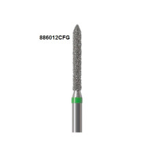 Бори Öko-Dent алмазні турбінні (скошений циліндр довгий), medium, блакитний 886010MFG Öko Dent 886010MFG шт.