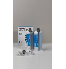 А-Силікон Elite HD+ Regular Body Normal Set (Еліт ХД+ Регуляр Баді Нормал Сет) еластичний (полівінілсілоксан), середньої в'язкості, набір (2*50мл картриджі, 12 наконечників малих жовтих) С203020 Zhermack