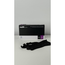 Рукавички медичні оглядові нестерильні без пудри, 100шт. чорний нітрил 078279 EasyCARE XSупаковка