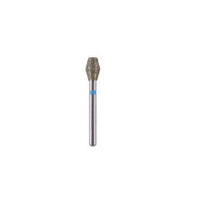 Бори алмазні турбінні (бочка), medium, синій, 007883 Luster Dent EX-12,шт