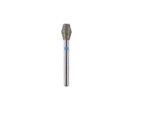 Бори алмазні турбінні (бочка), medium, синій, 007883 Luster Dent EX-12,шт