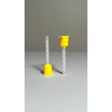 Канюлі-насадки C200, жовті з білим змішувачем, 1:1, 2:1, 70мм 080807
