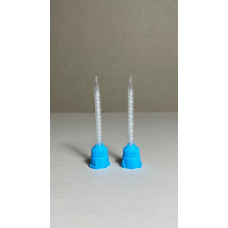 Канюлі-насадки для картриджа Mix 1:1, блакитна з білим змішувачем голстра, 1шт., DR.9810.03