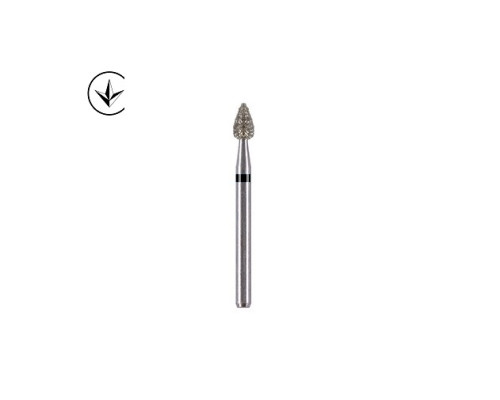 Боры алмазные турбинные (сливка), medium, черный 008118 Luster Dent FO-32H,шт
