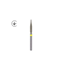 Бори алмазні турбінні (полум'я), жовтий 008217 Luster Dent FO-20EF,шт