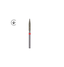 Бори алмазні турбінні (полум'я), червоний, 008231 Luster Dent FO-22F,шт