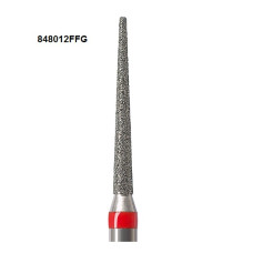 Бори Öko-Dent алмазні турбінні (конус з рівним торцем), fine, червоний, 856014FFG Öko Dent 856014FFGшт.