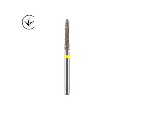 Боры алмазные турбинные (конус закругленный), super Fine, желтый 008422 Luster Dent TR-11EF,шт